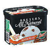 Breyers Ice Cream Butter Pecan Left Picture